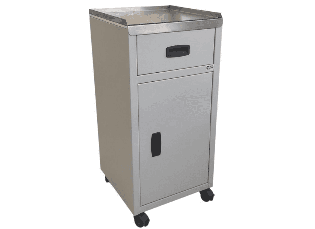Optium CB 27 Bedside Cabinet, Metal
