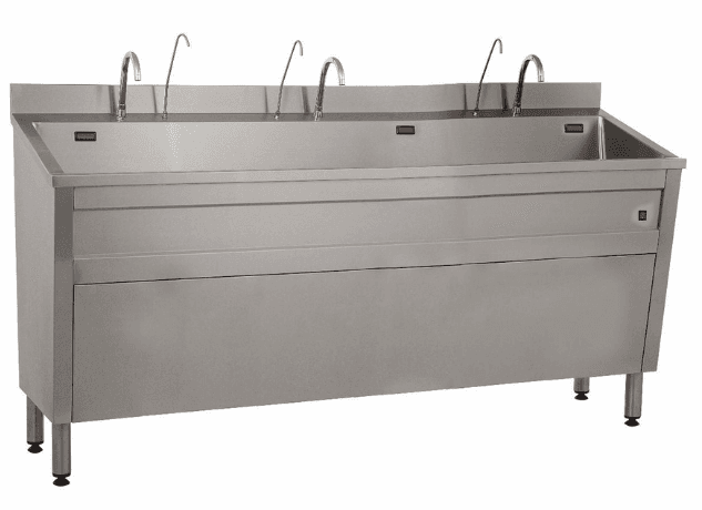 Optium INOXY 113 Surgical Scrub Unit, Triple, Sensor Operated