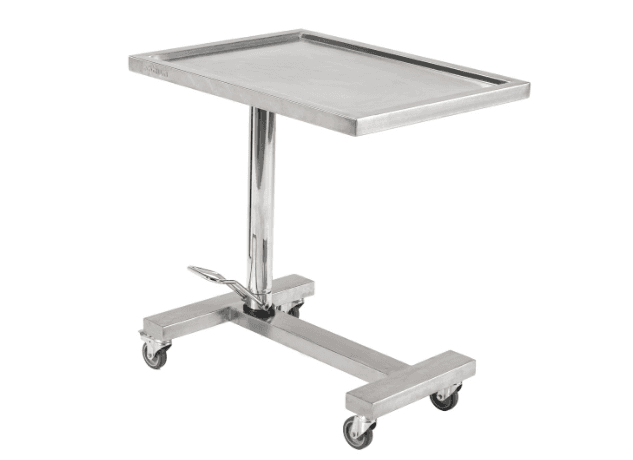 Optium INOXY 131 Mayo Trolley, Hydraulic Operated
