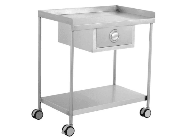 Optium INOXY 133 Instrument Trolley with Drawer