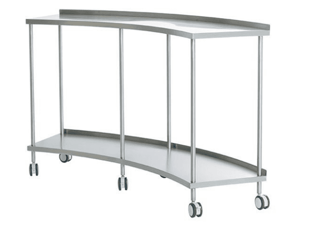 Optium INOXY 137 Half Moon Trolley