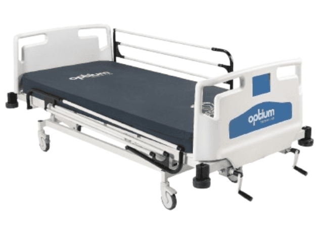 Optium ME 20 Manual Patient Care Bed, 2 Cranks