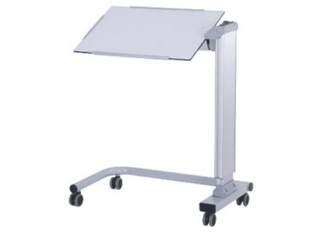 Optium OB 33 Overbed Table, Tiltable Top, Aluminium