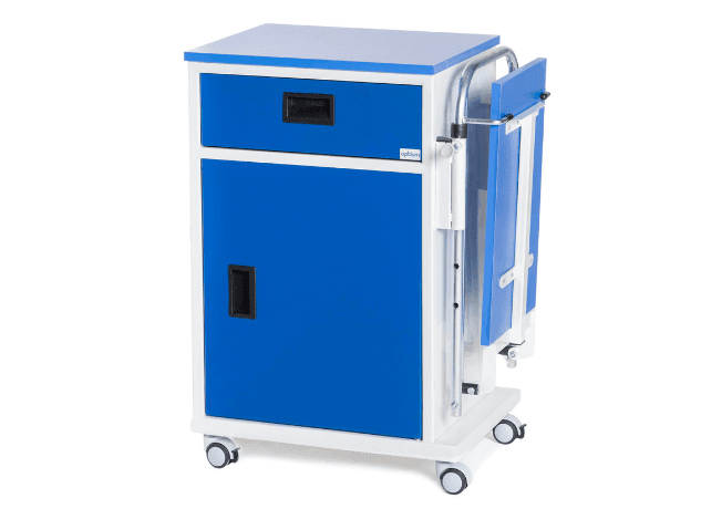 Optium OCB 46 Mesa de Noche con Mesa Sobrecama, Metálica, MESITAS DE NOCHE Y MESAS SOBRECAMA, vista del producto 2