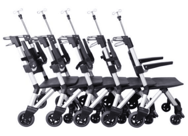 Optium STACKER AL Silla de Ruedas Apilable, Aluminio, SILLAS, vista del producto 3