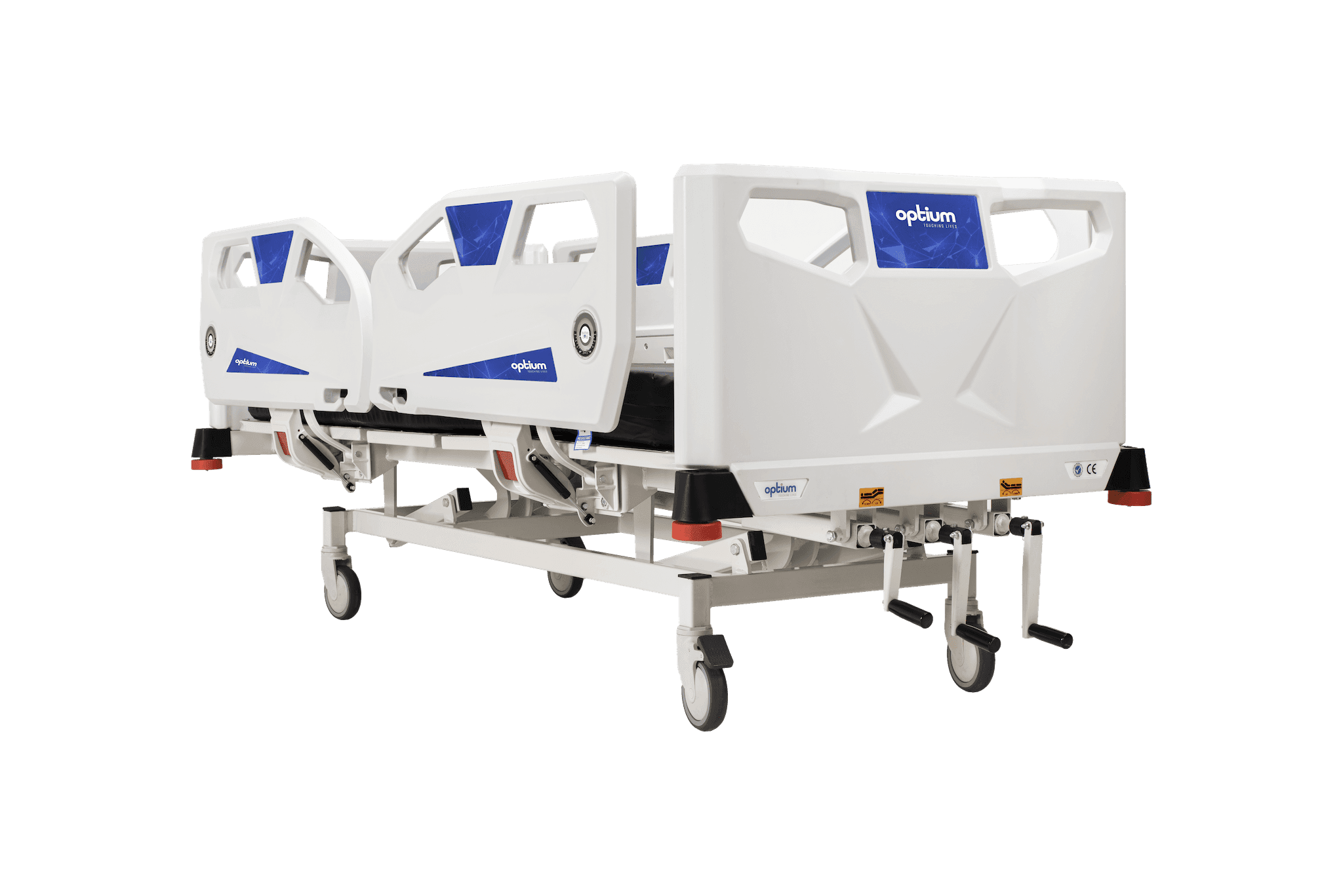 Optium ME 34 Cama Manual para Paciente, 3 Manivelas, CAMAS MANUALES, vista del producto 4