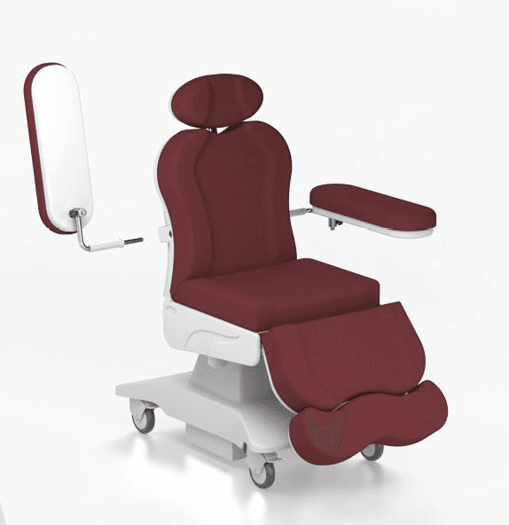 Optium BD 48 Fauteuil Électronique de Prélèvement et Soins Cutanés, 4 Moteurs, CHAISES, vue du produit 3