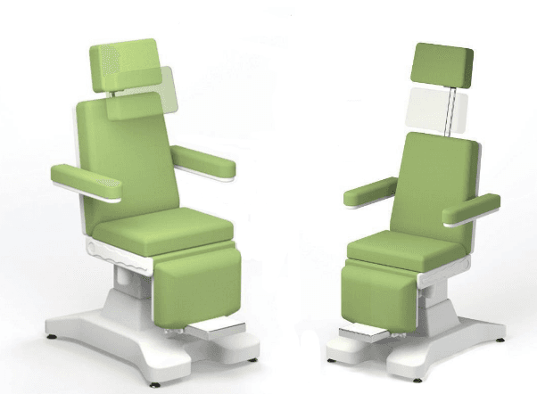 Optium EC 17 Silla de Exploración ENT y Oftalmología, 4 Motores, SILLAS, vue du produit 4
