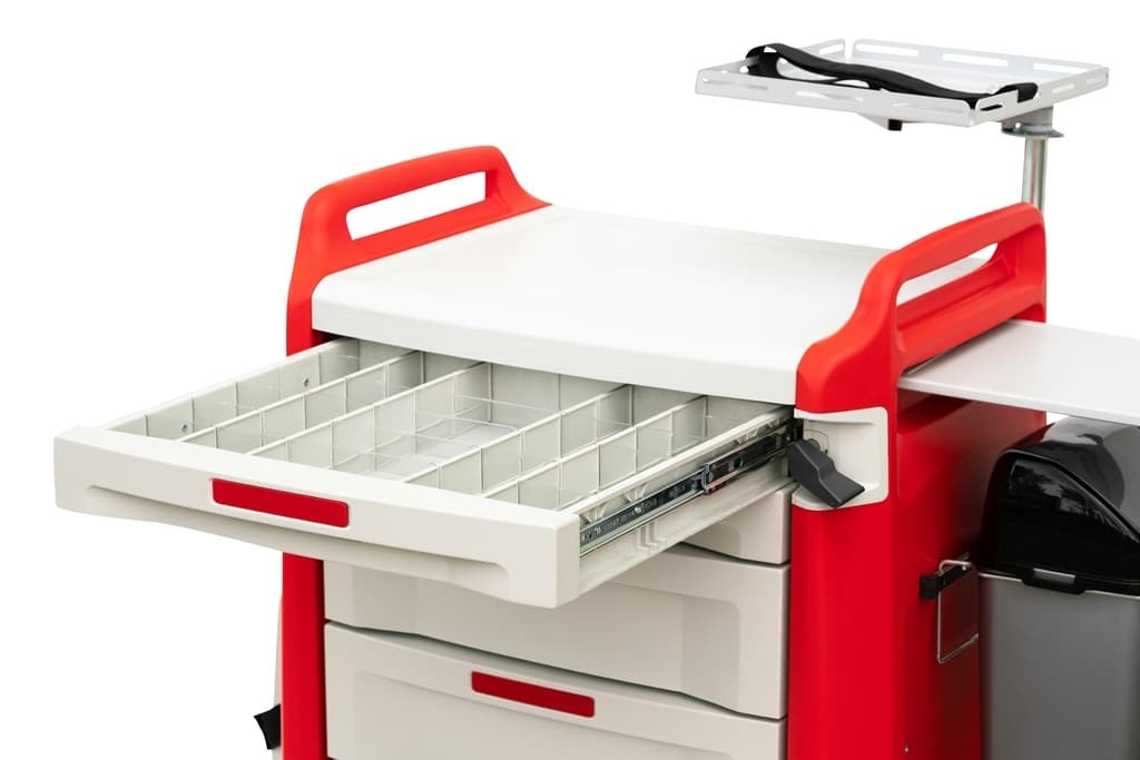 Optium UNICART EMERGENCY Chariot d’Urgence, CHARIOTS MÉDICAUX, vista del producto 3