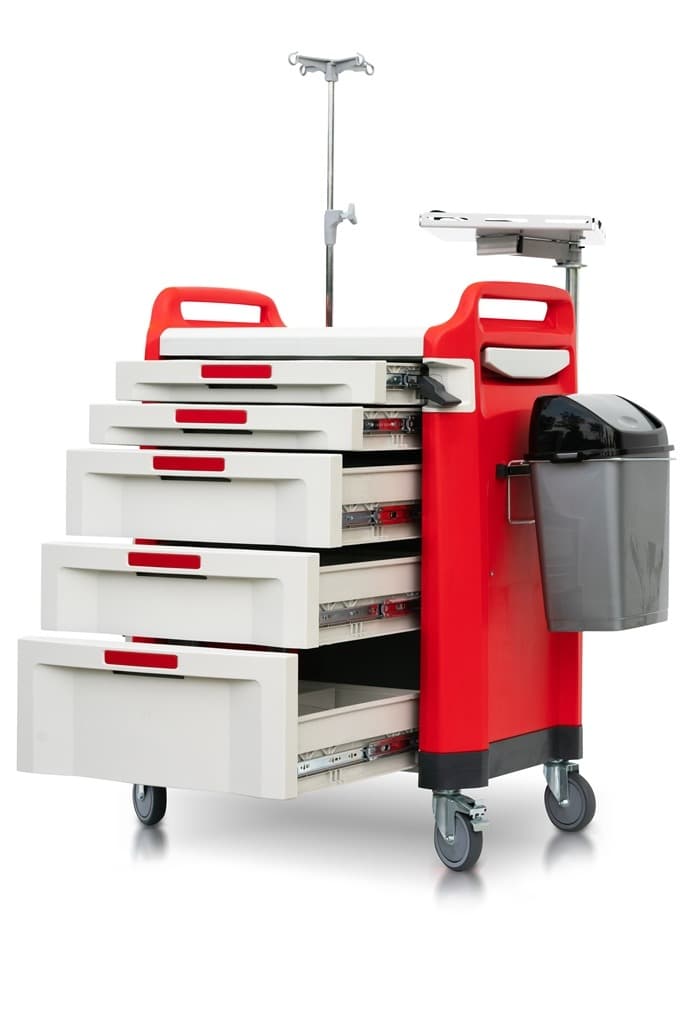 Optium UNICART EMERGENCY Chariot d’Urgence, CHARIOTS MÉDICAUX, vista del producto 5