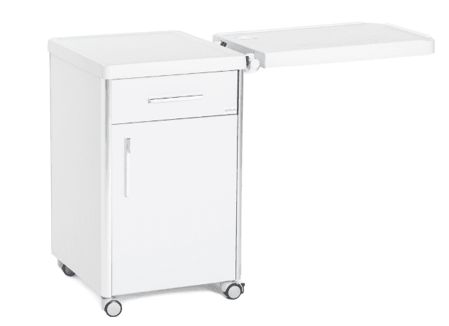 Optium OCB 36 Mesa de Noche con Mesa Sobrecama Combinada, MESITAS DE NOCHE Y MESAS SOBRECAMA, vue du produit 3