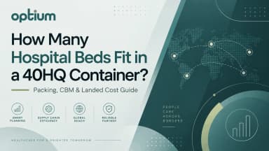 How Many Hospital Beds Fit in a 40HQ Container? Packing, CBM & Landed Cost Guide