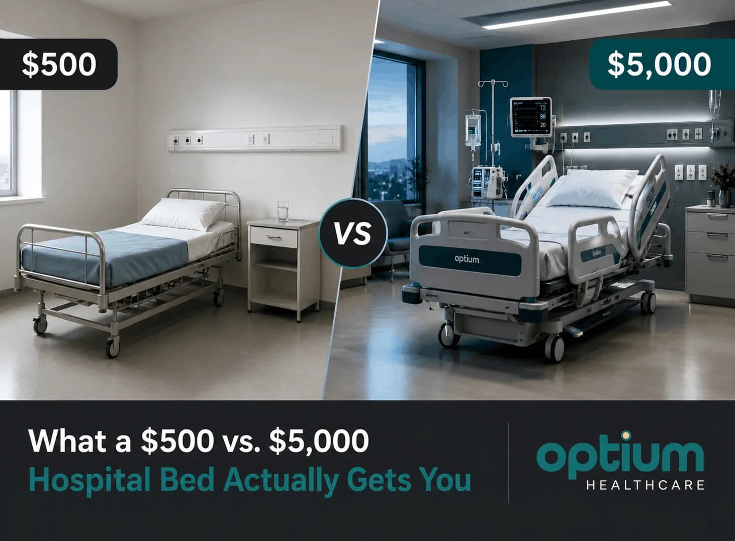 Hospital Bed Price Comparison: What a $500 vs. $5,000 Bed Actually Gets You