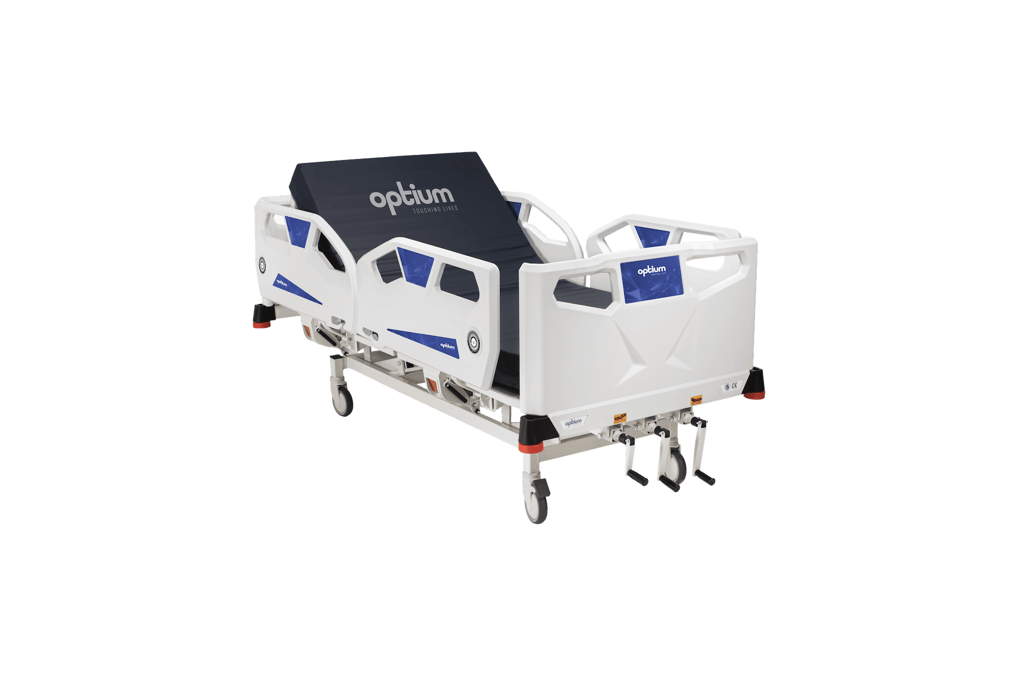 Optium ME 34 Cama Manual para Paciente, 3 Manivelas, CAMAS MANUALES, vista principal del producto
