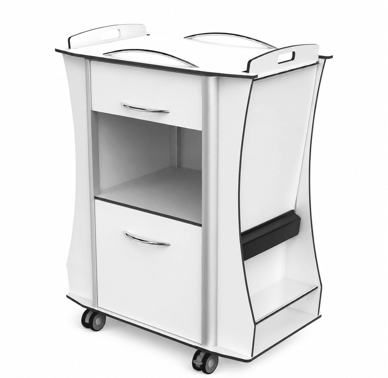 Optium OCB 56 Bedside Cabinet with Overbed Table, MESITAS DE NOCHE Y MESAS SOBRECAMA, vista principal del producto