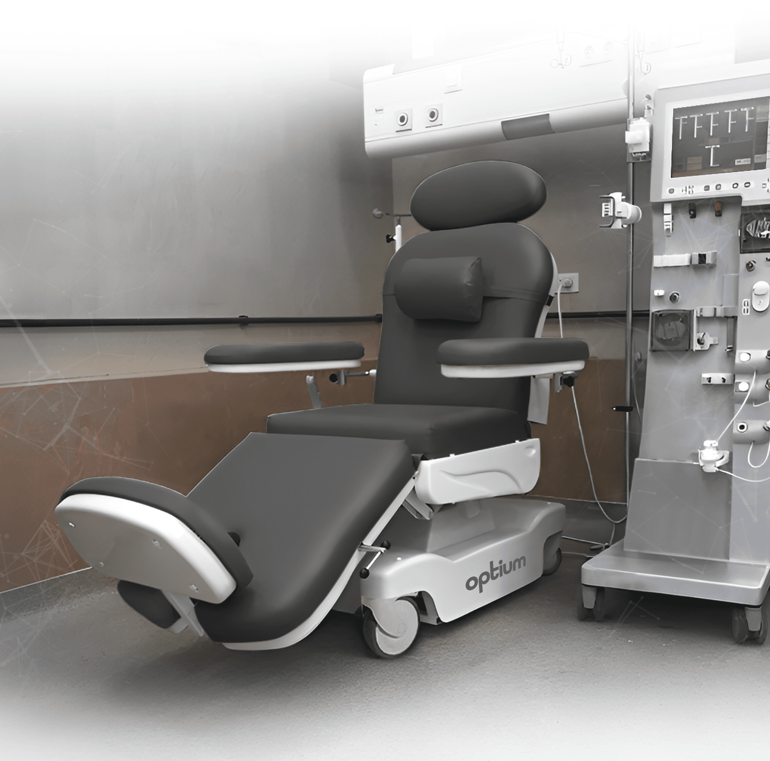 Optium DC 44 Electrical Dialysis and Chemotherapy Chair, 4 Motors, CHAIRS, main product view