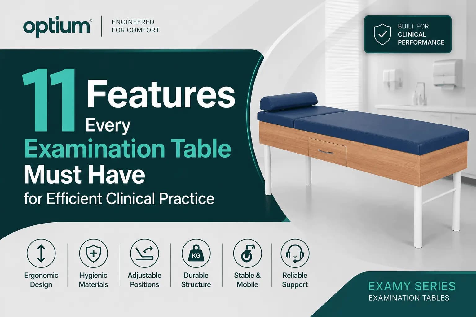 11 Features Every Examination Table Must Have for Efficient Clinical Practice