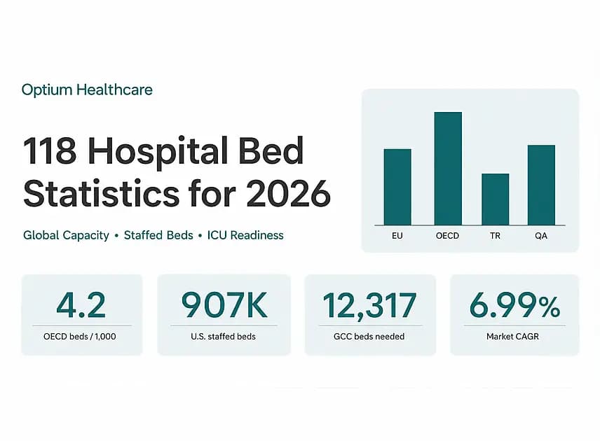 118 Hospital Bed Statistics for 2026: Global Capacity, ICU Readiness and Medical Bed Trends