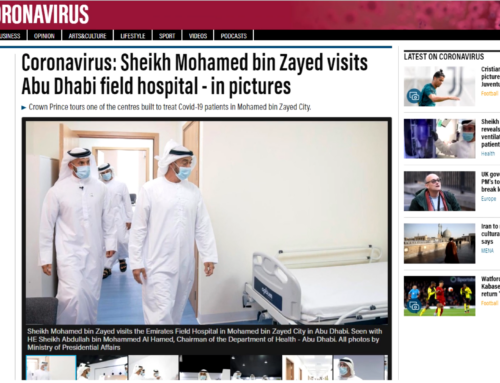Les produits Optium Healthcare brillent lors de la visite de l’hôpital de campagne du cheikh Mohammed bin Zayed